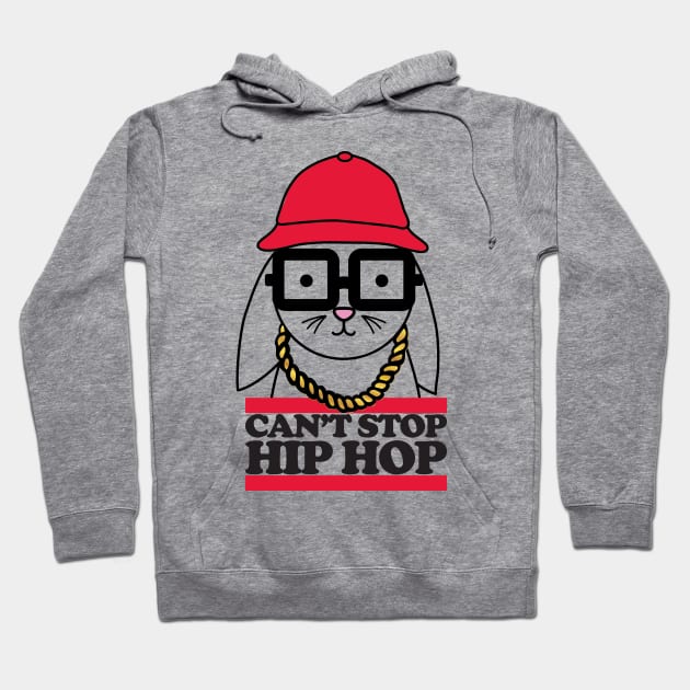 Can't Stop Hip Hop Hoodie by toddgoldmanart